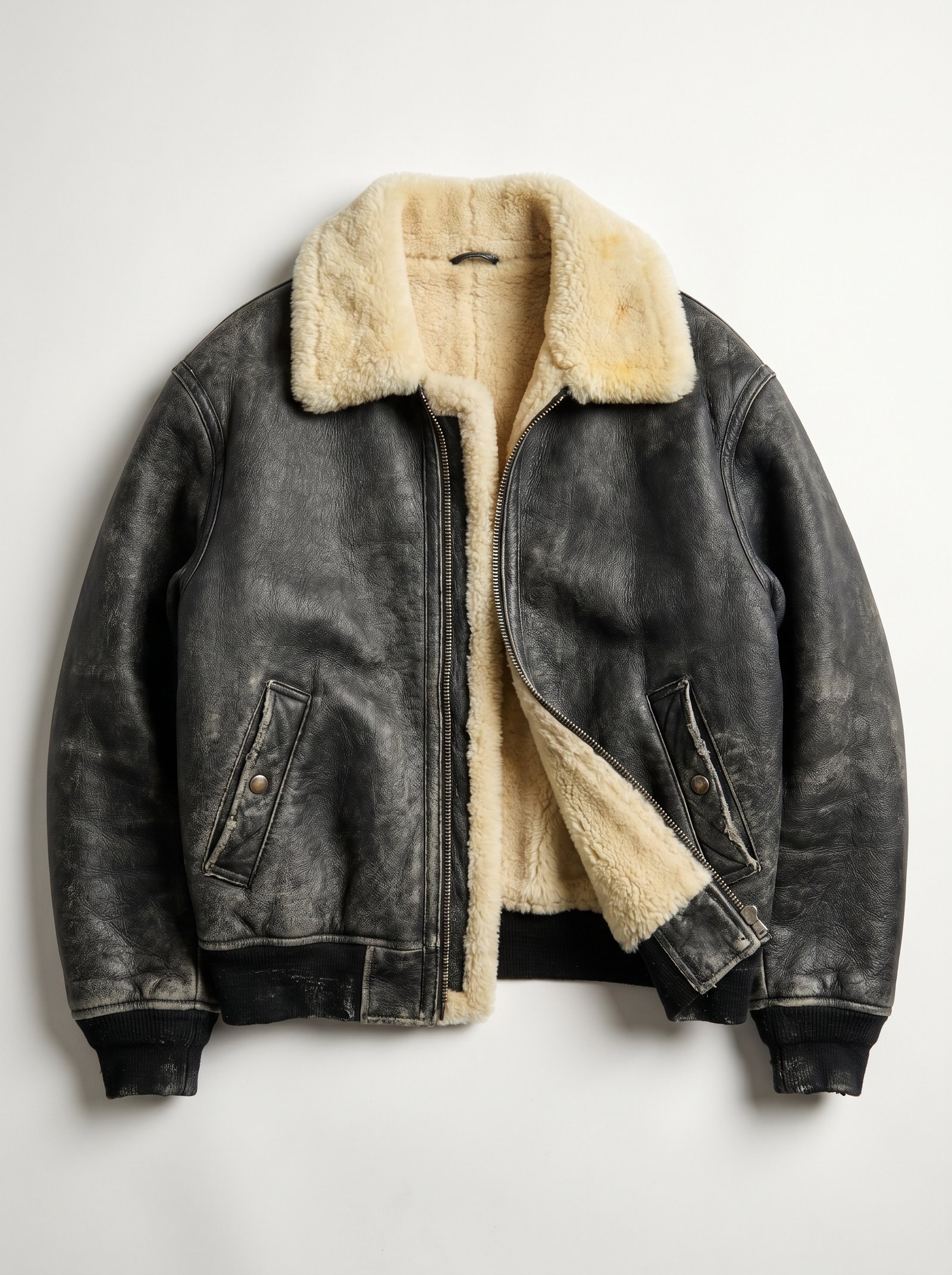 Noir Emerge Aviator Jacket - Image 2