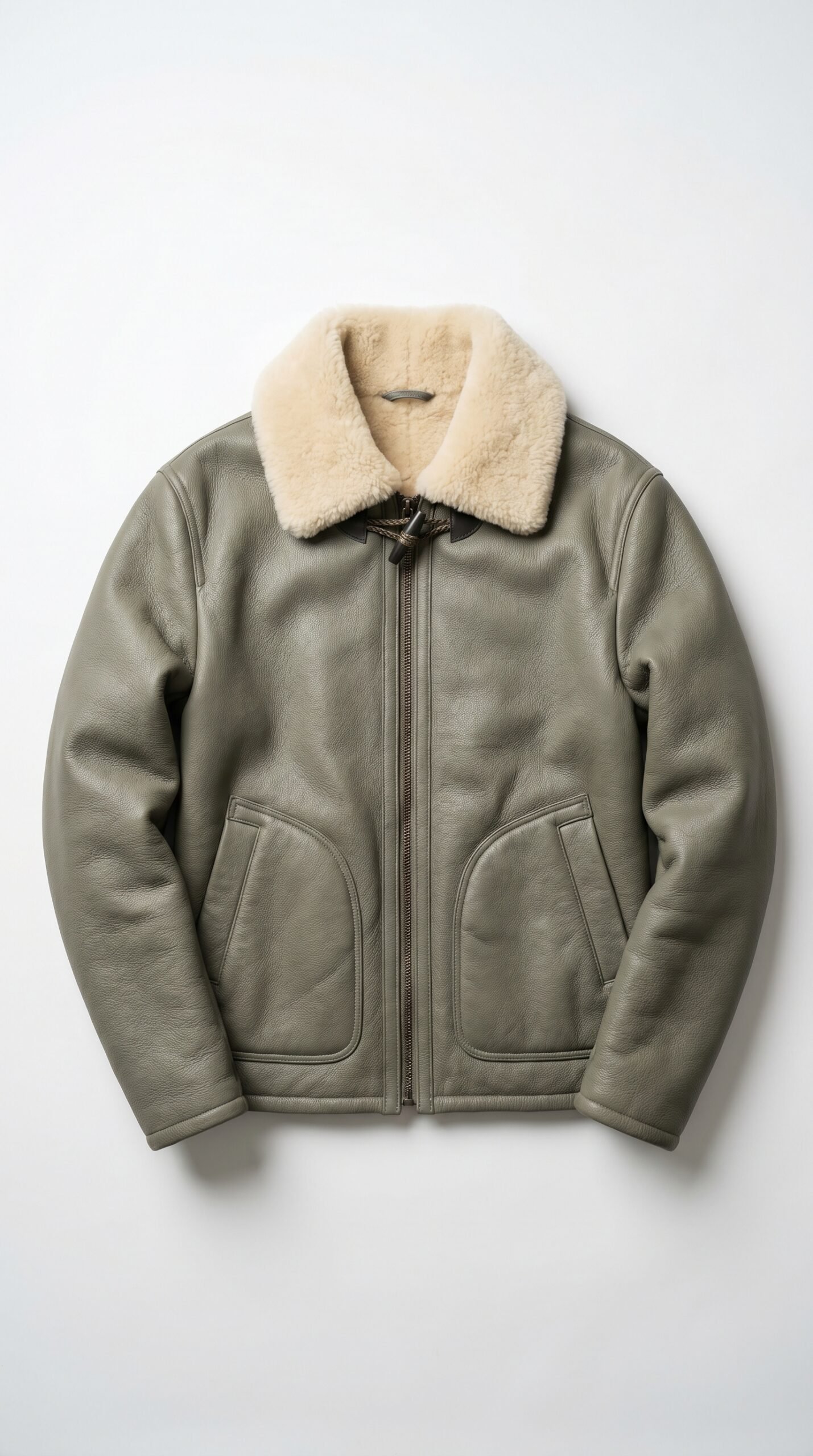 Sage Latch Aviator Jacket - Image 2