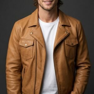 Camel Essence Biker Jacket