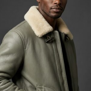 Sage Latch Aviator Jacket
