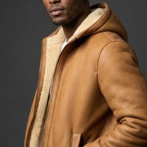 Camel Conceal Aviator Jacket