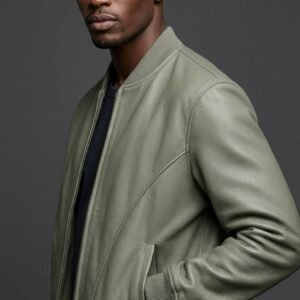 Sage Dart Bomber Jacket