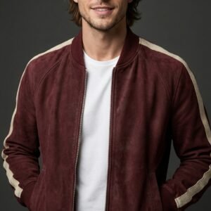 Wine Bound Bomber Jacket