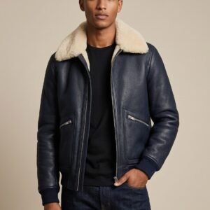 Navy Zenith Aviator Jacket