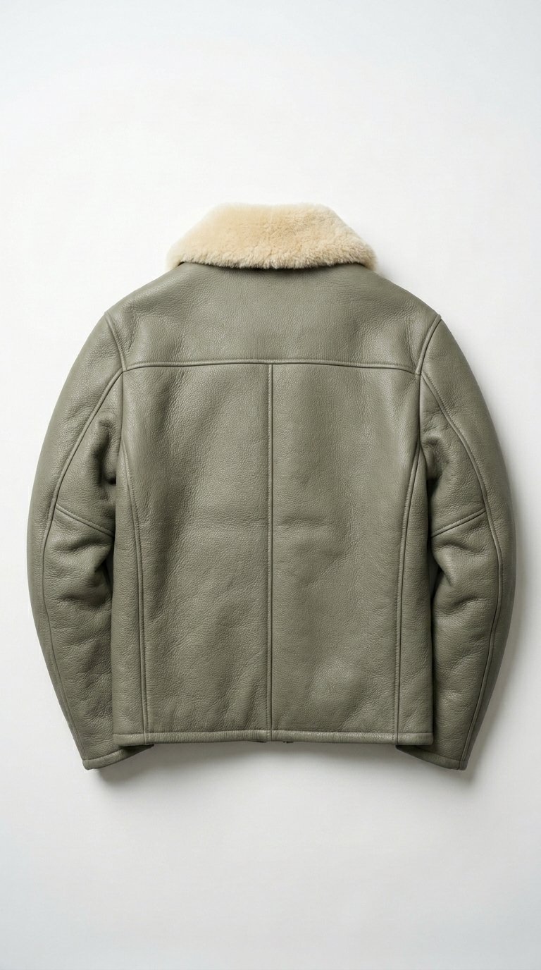 Sage Latch Aviator Jacket - Image 3