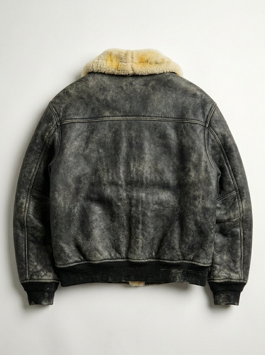 Noir Emerge Aviator Jacket - Image 3